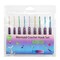 9 Pieces Magic Mermaid Crochet Hoook Solft Warm Crochet Hook Kit Complete 2.0-6.0mm Aluminum Knitting Hook for Crochet Yarn Craft (Patent Pending) (Mermaid)